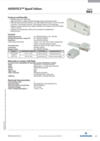 503 SERIES: SPOOL VALVES